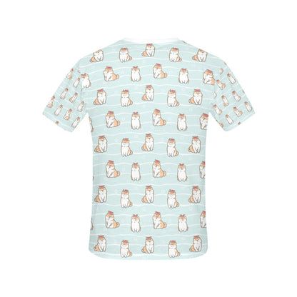 Shiba Inu Print Design LKS3011 Women's  T-shirt