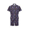 UFO Star Galaxy Print Design LKS308 Men's Romper