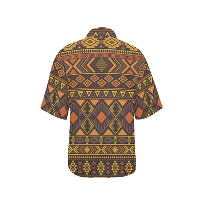 Navajo Pattern Print Design A06 Women's Hawaiian Shirt