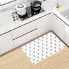 Bull Terriers Pattern Print Design 06 Kitchen Mat