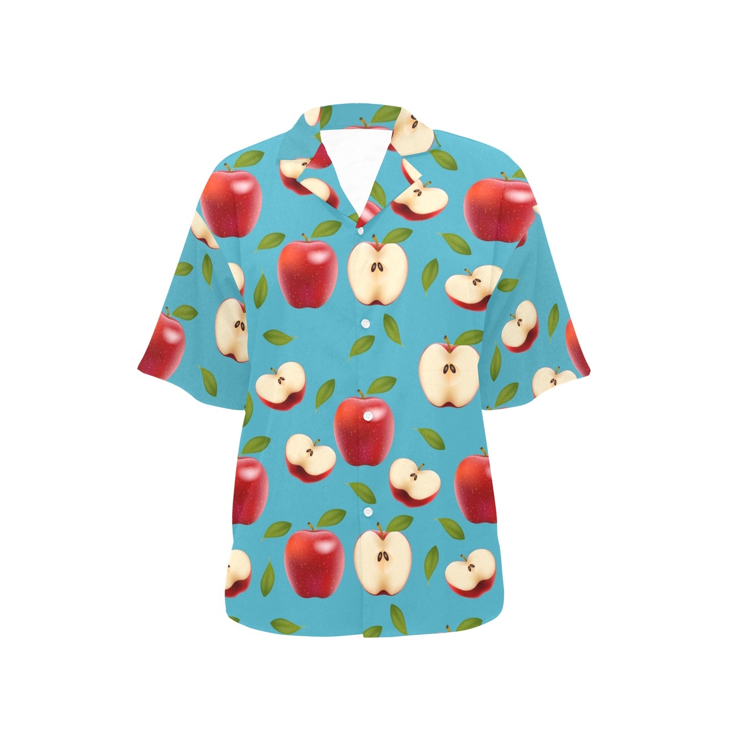 Apple Pattern Print Design AP012 Women's Hawaiian Shirt