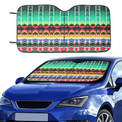 Serape Print Design LKS307 Car front Windshield Sun Shade