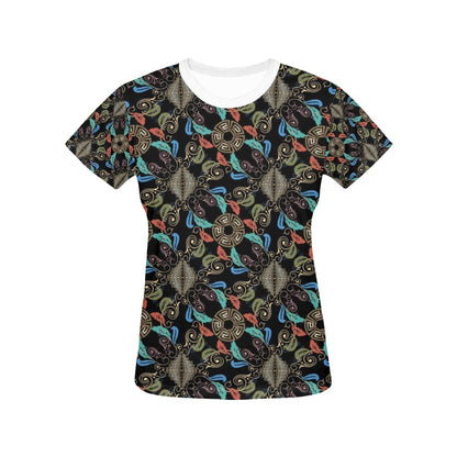Ancient Greek Print Design LKS308 Women's  T-shirt