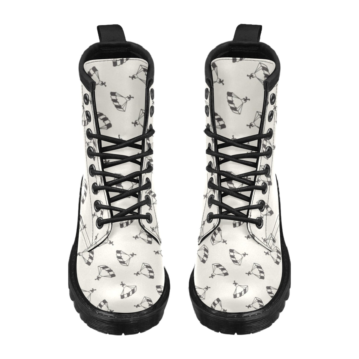 Skydiver Print Design LKS301 Women's Boots