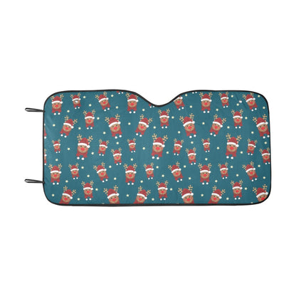 Reindeer Print Design LKS406 Car front Windshield Sun Shade