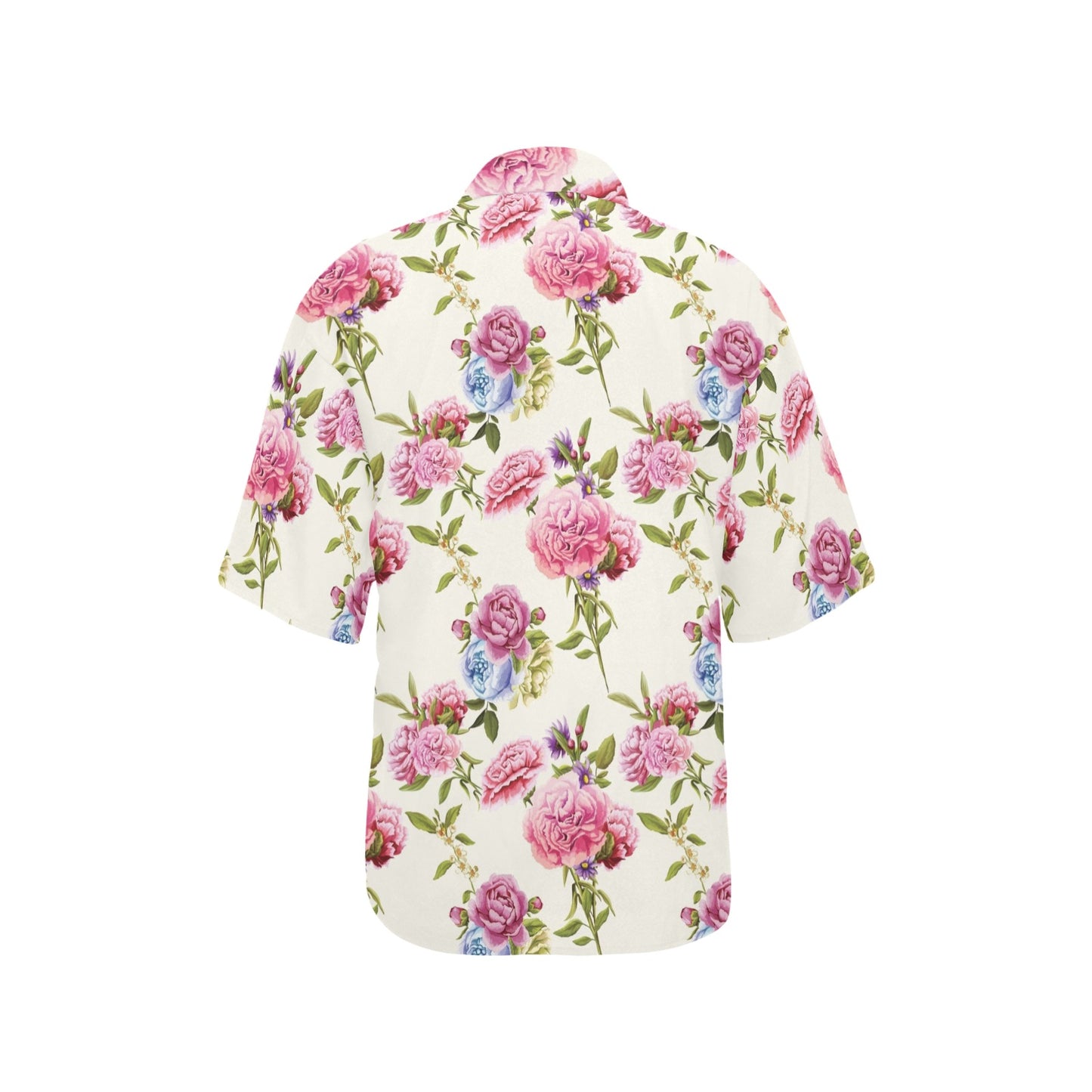 Carnations Pattern Print Design CN02 Women's Hawaiian Shirt