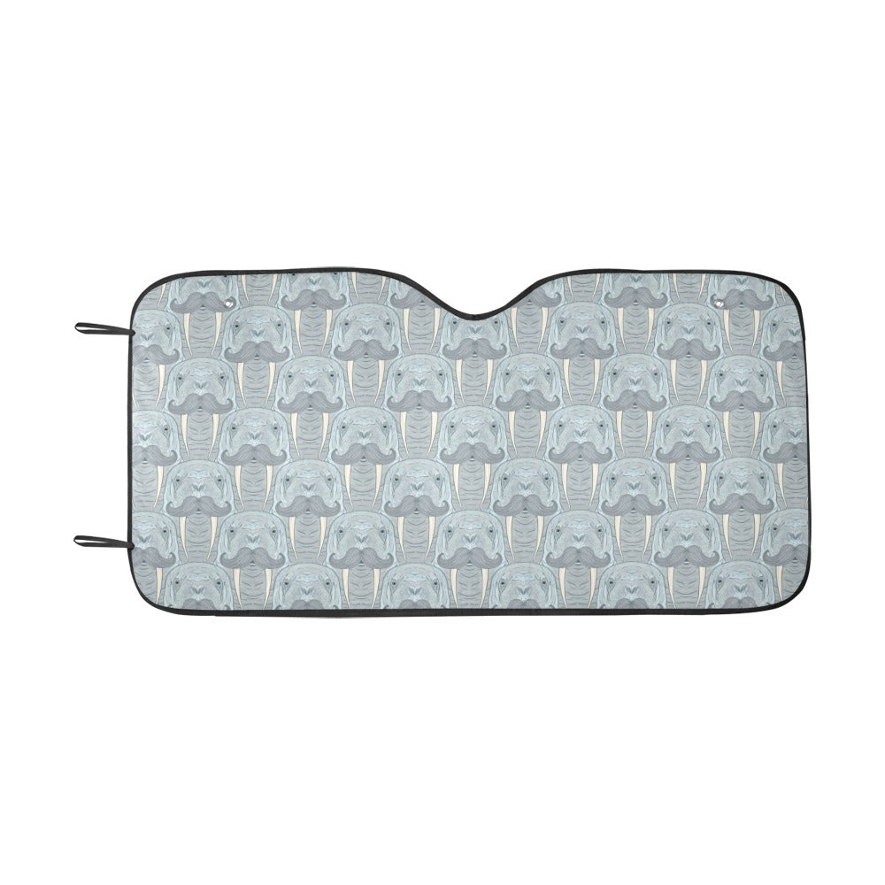 Walrus Print Design LKS402 Car front Windshield Sun Shade