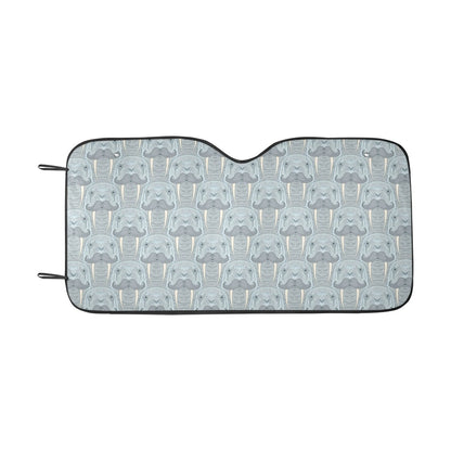 Walrus Print Design LKS402 Car front Windshield Sun Shade