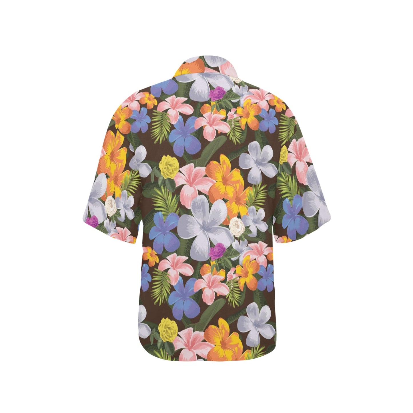 Plumeria Pattern Print Design PM03 Women's Hawaiian Shirt