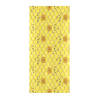 Honey Bee Print Design LKS303 Beach Towel 32" x 71"