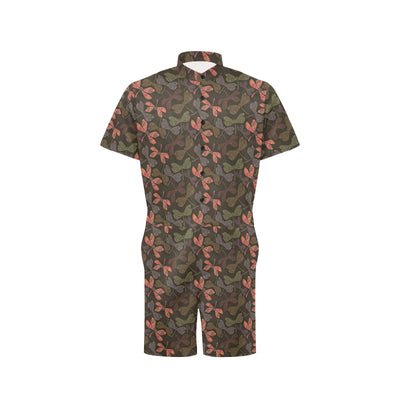 Dragonfly Pattern Print Design 02 Men's Romper