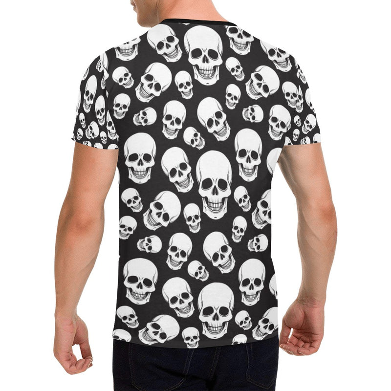 Skull Print Design LKS301 Men's All Over Print T-shirt