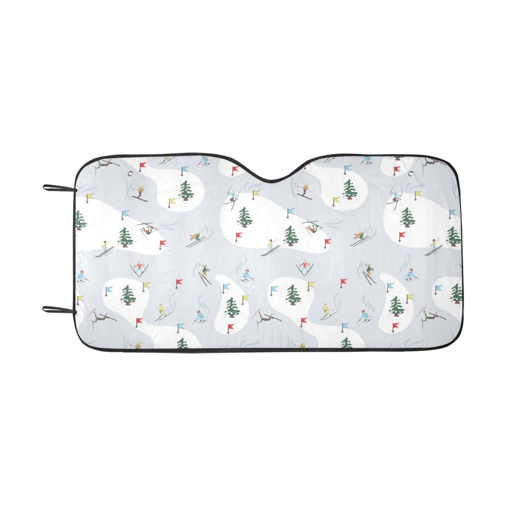 Ski Print Design LKS305 Car front Windshield Sun Shade