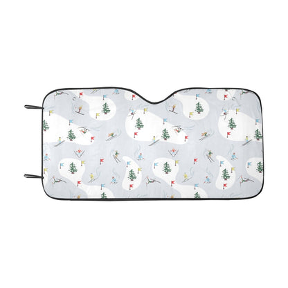 Ski Print Design LKS305 Car front Windshield Sun Shade