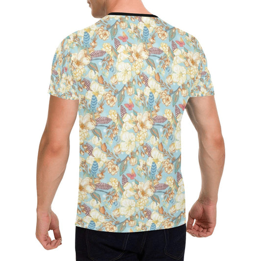 Summer Floral Print Design LKS302 Men's All Over Print T-shirt