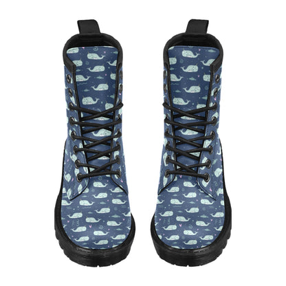 Narwhal Design Print Women's Boots