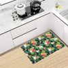 Hibiscus Hawaiian flower tropical Kitchen Mat