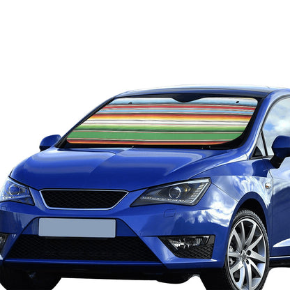 Serape Print Design LKS302 Car front Windshield Sun Shade