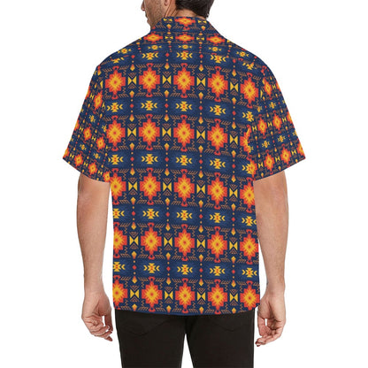 Southwest Pattern Print Design LKS307 Men's Hawaiian Shirt