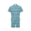 Surf Wave Tribal Design Men's Romper