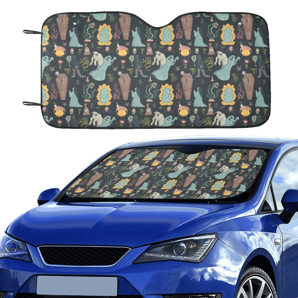 Creepy Print Design LKS303 Car front Windshield Sun Shade