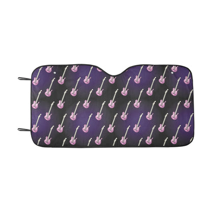 Electric Guitar Print Design LKS405 Car front Windshield Sun Shade