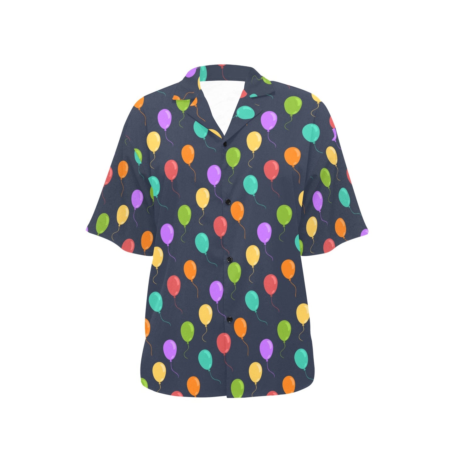Ballon Colorful Pattern Print Design 03 Women's Hawaiian Shirt