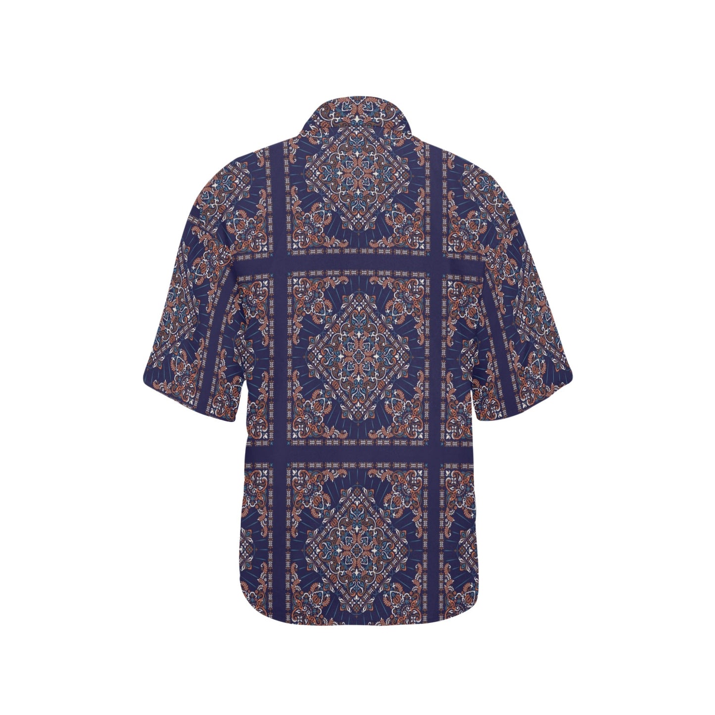Bandana Print Design LKS3012 Women's Hawaiian Shirt