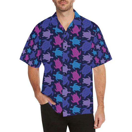 Sea Turtle Print Design LKS309 Men's Hawaiian Shirt