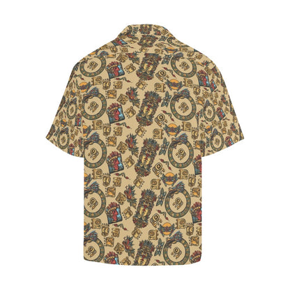 Totem Print Design LKS305 Men's Hawaiian Shirt