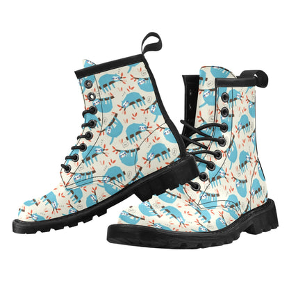 Sloth Print Design LKS3011 Women's Boots