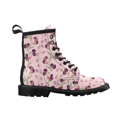 Peony Pattern Print Design PE09 Women's Boots