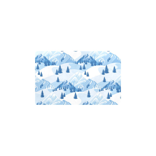 Mountain Pattern Print Design 03 Kitchen Mat