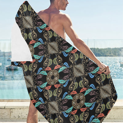 Ancient Greek Print Design LKS308 Beach Towel 32" x 71"