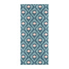 Ikat Print Design LKS402 Beach Towel 32" x 71"