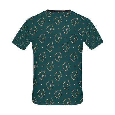 Horse Head Print Design LKS302 Men's All Over Print T-shirt