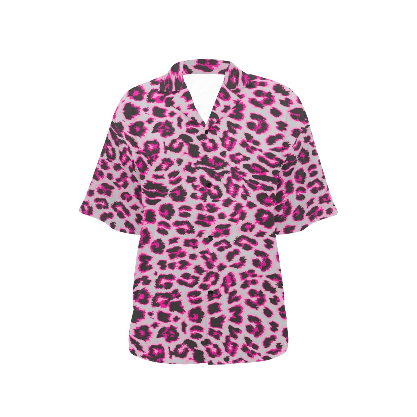 Leopard Pattern Print Design 02 Women's Hawaiian Shirt