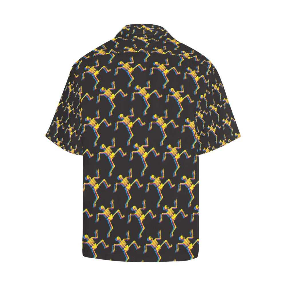 Skeleton Skeleton 3D Print Design LKS301 Men's Hawaiian Shirt