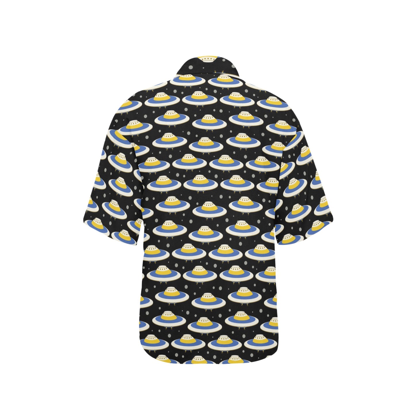 UFO Print Design LKS303 Women's Hawaiian Shirt
