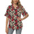 Skull And Roses Print Design LKS301 Women's Hawaiian Shirt