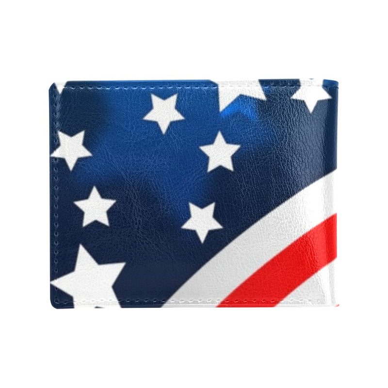 American flag Style Men's ID Card Wallet