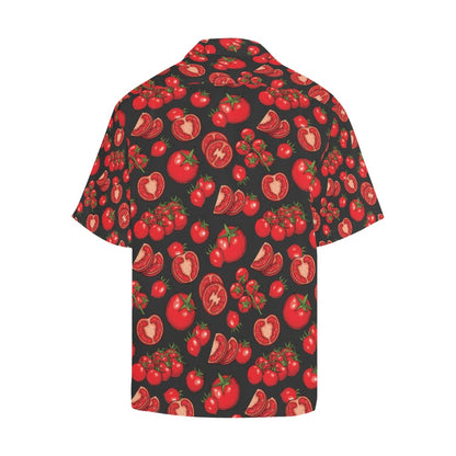 Tomato Print Design LKS303 Men's Hawaiian Shirt