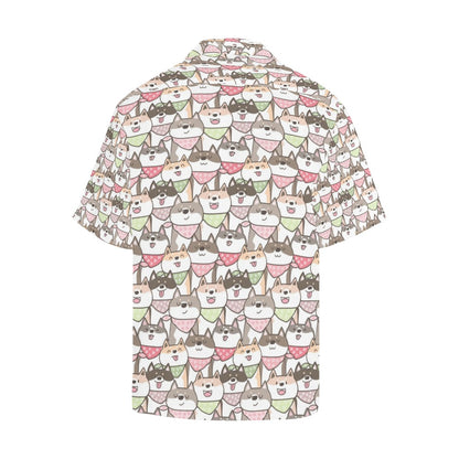 Shiba Inu Print Design LKS305 Men's Hawaiian Shirt