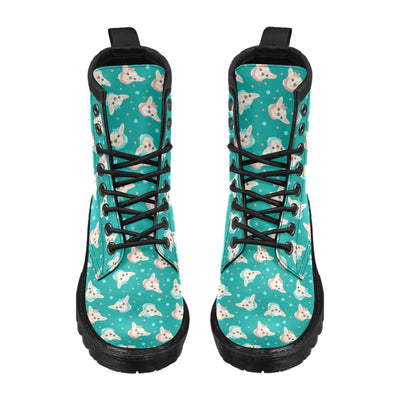 Chihuahua Polka Dot Pattern Women's Boots