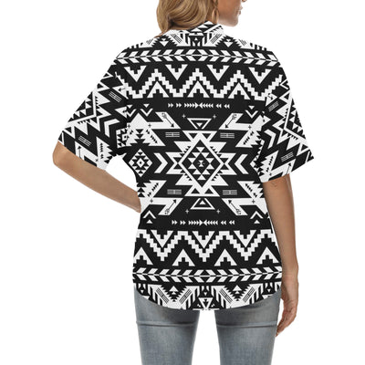 Tribal indians native aztec Women's Hawaiian Shirt