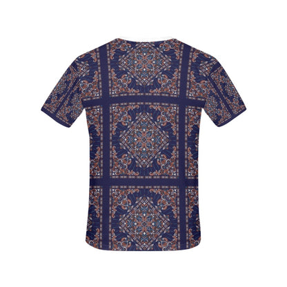 Bandana Print Design LKS3012 Women's  T-shirt