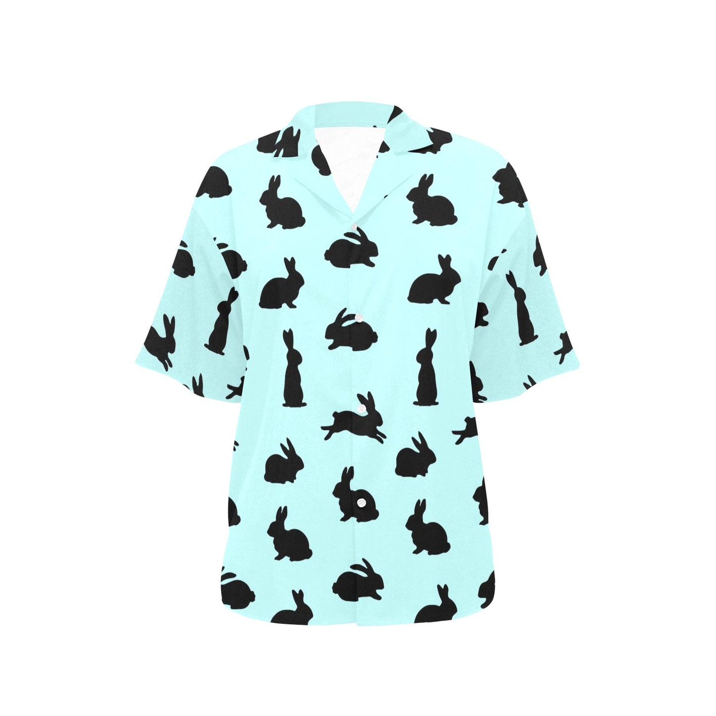 Rabbit Pattern Print Design RB010 Women's Hawaiian Shirt