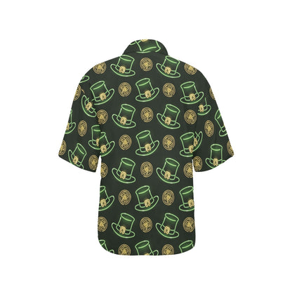 St Patricks Day Print Design LKS308 Women's Hawaiian Shirt