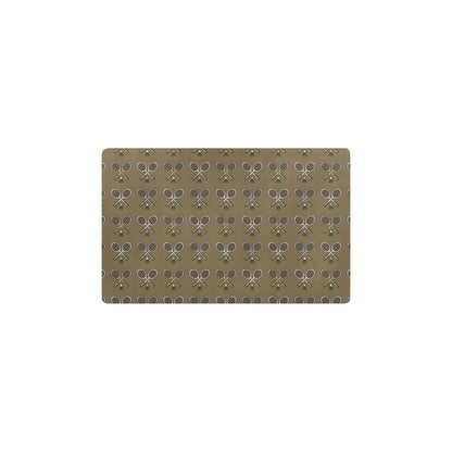 Badminton Pattern Print Design 07 Kitchen Mat