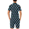 Christian Cross neon Pattern Men's Romper